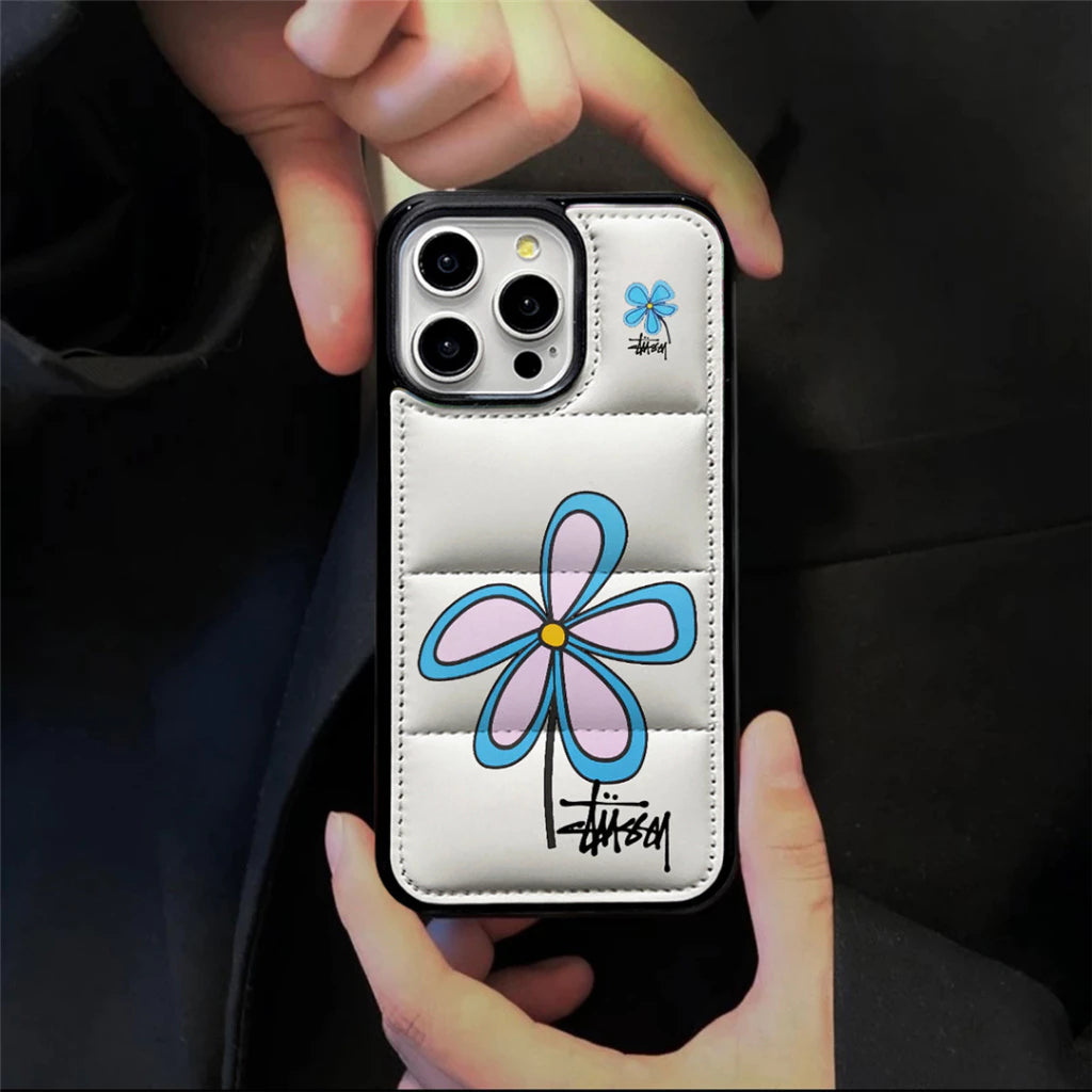 Streetwear Flower Puffer iPhone case