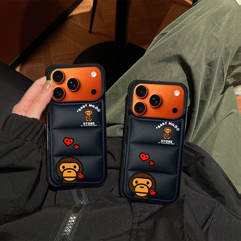 Baby Monkey Puffer Case - iPhone 11 - 17