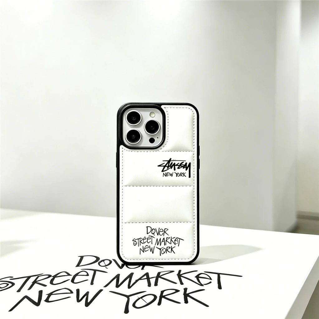 Stussy Design Streetwear Puffer iPhone Case