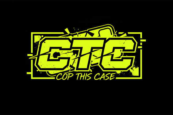CTC Logo in Highlighter Yellow-Green and Matte Black
