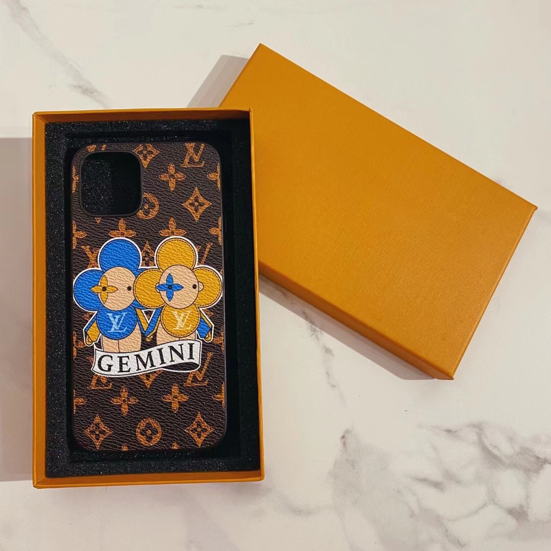 Gemini Love Painted iPhone Case