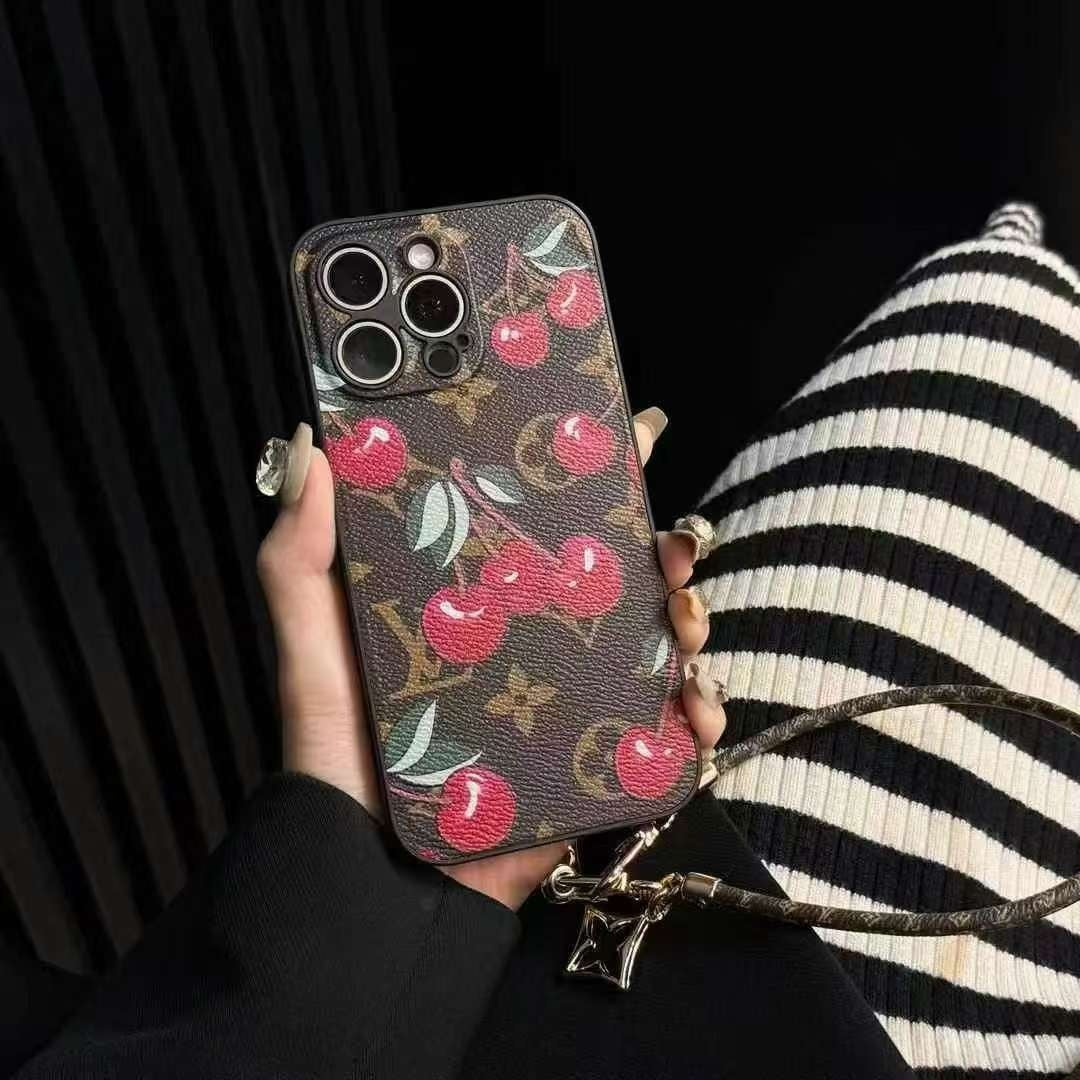 Cherry Pop + Detachable Charm iPhone case