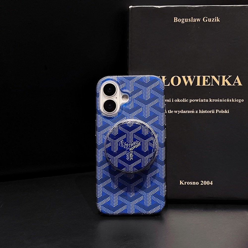 Pattern Inspired MagSafe Case with Detachable Grip