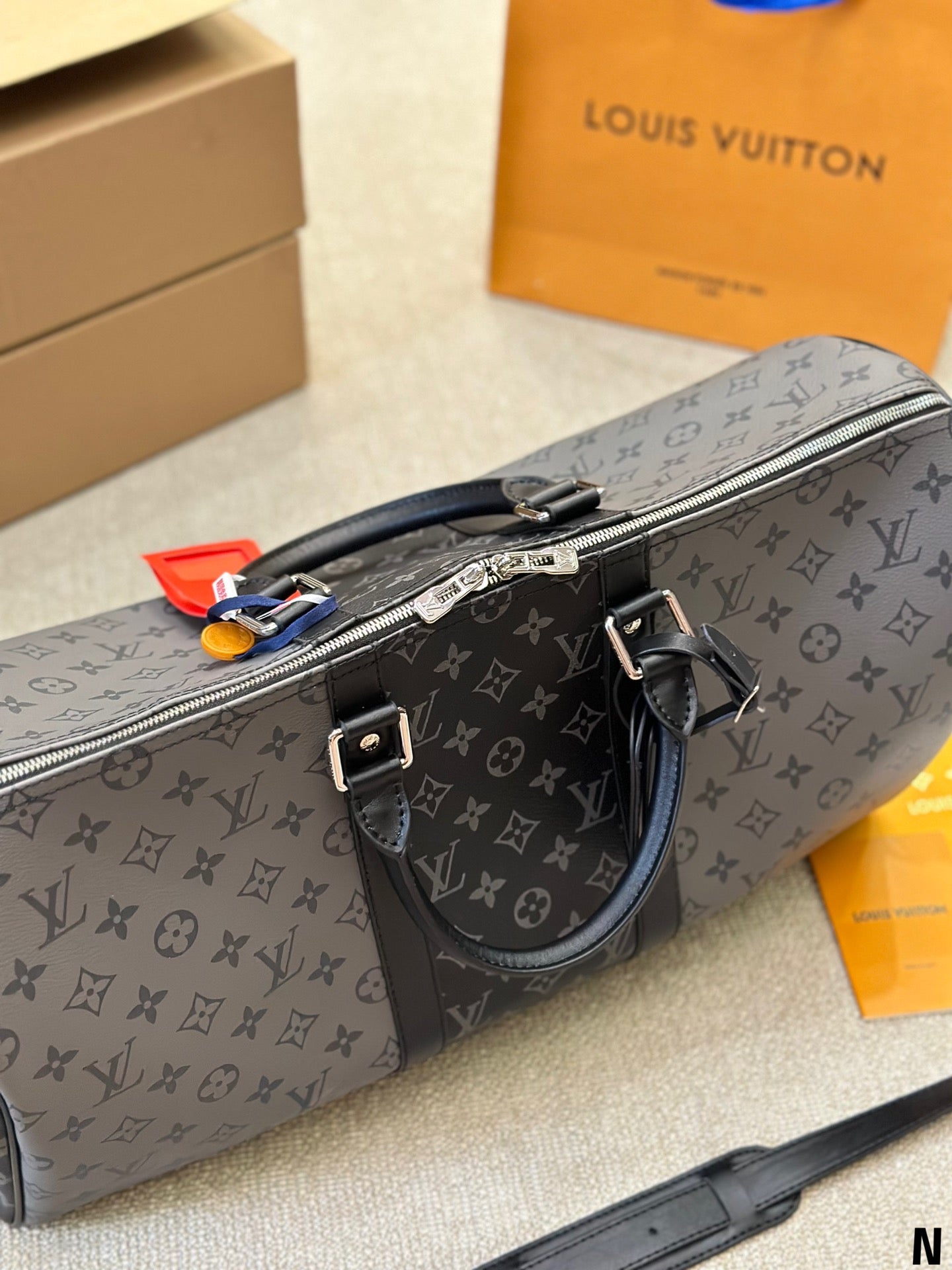 Keepall Bandouliere 50 Monogram Eclipse Travel Bag