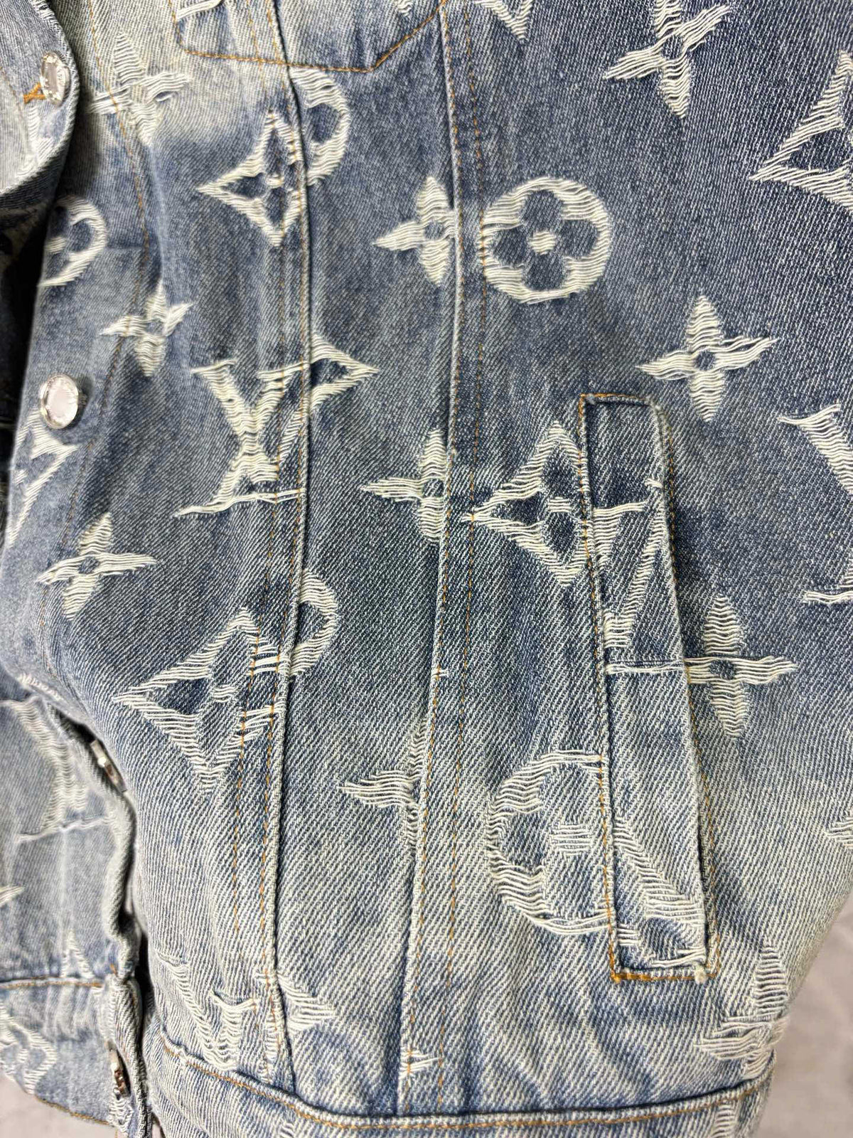 Distressed Denim Jacket