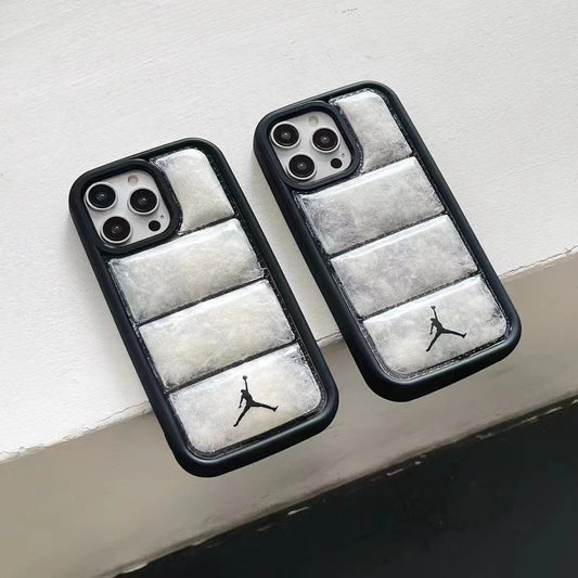 Jumpman Clear Puffer iPhone case