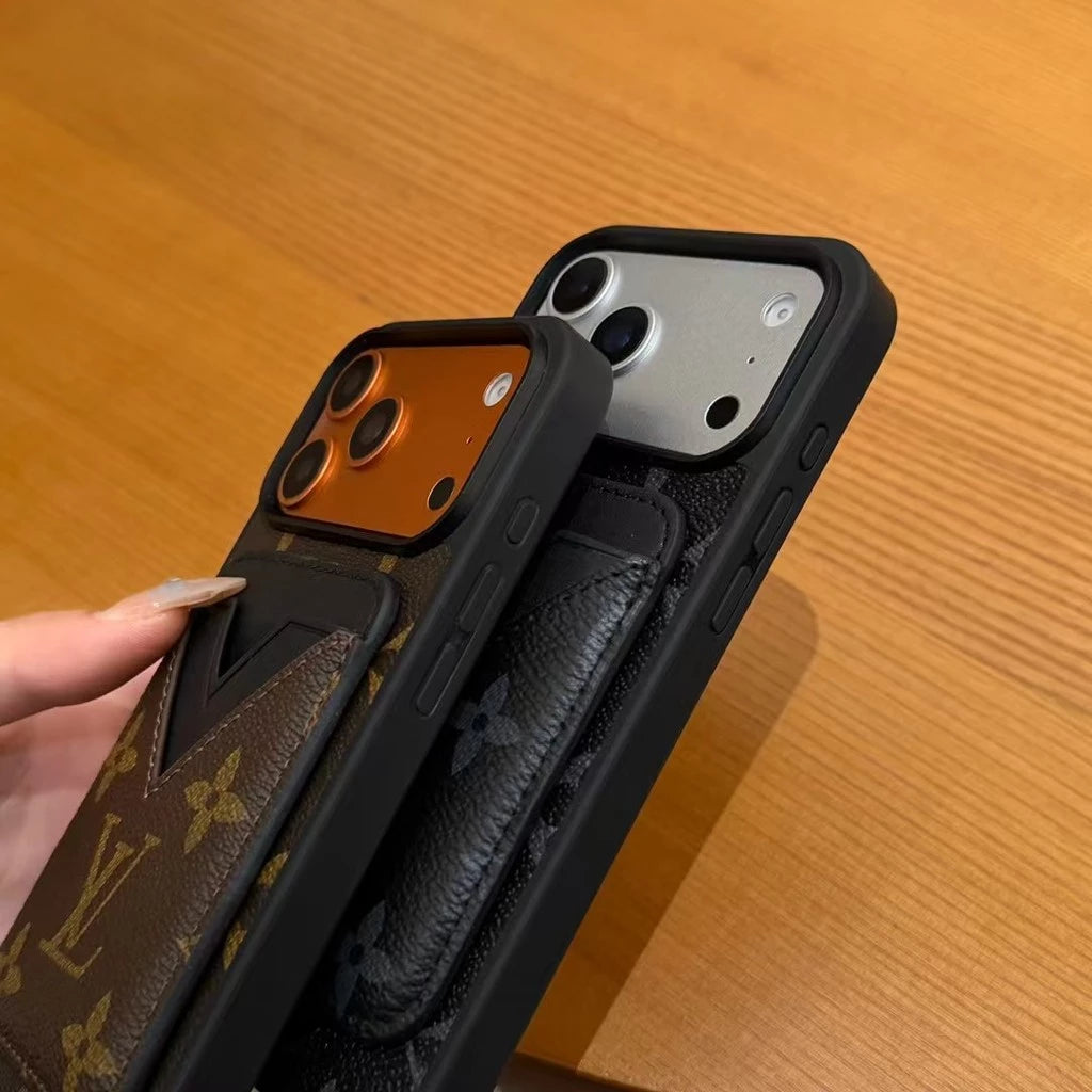 LV Lux Monogram MagSafe Case with Detachable Card holder