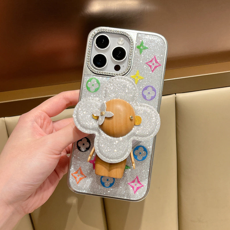 Sparkles MagSafe Sunflower iPhone Case