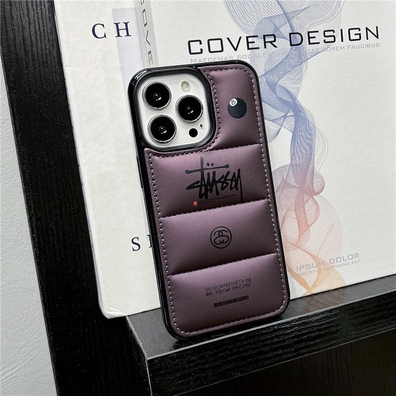Streetwear Eight ball  Puffy iPhone case