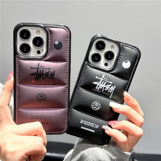 Streetwear Eight ball  Puffy iPhone case