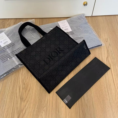 Christian Dior Mesh Tote Bag Black