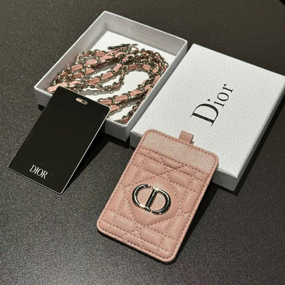 Dior Beauty Mirror Card Holder with Chain