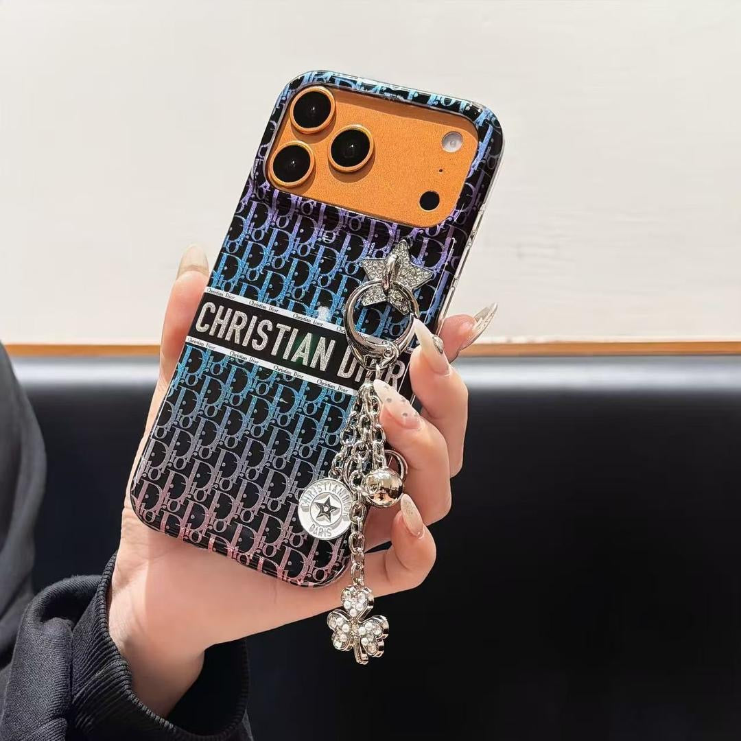 CD Luxury iPhone Case with Charm