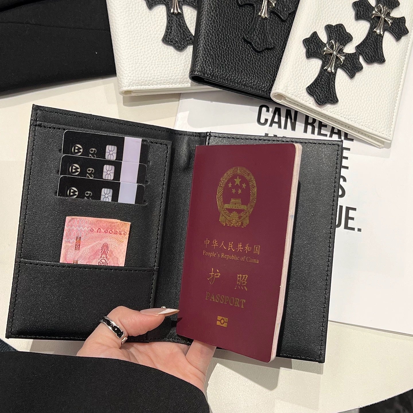 CR Crosses Passport Holder