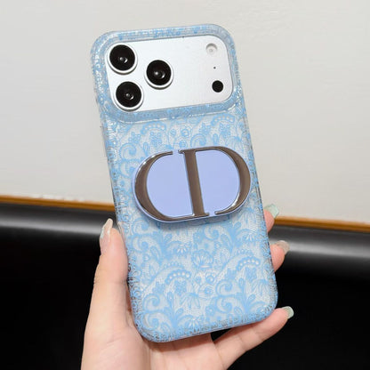 Dior Lace Mirror Phone Case – iPhone 15–18
