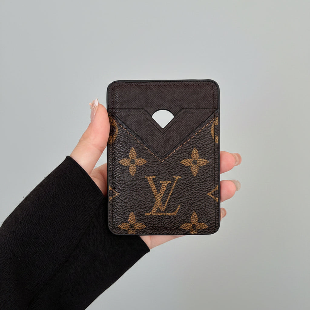Monogram Canvas MagSafe Card Holder