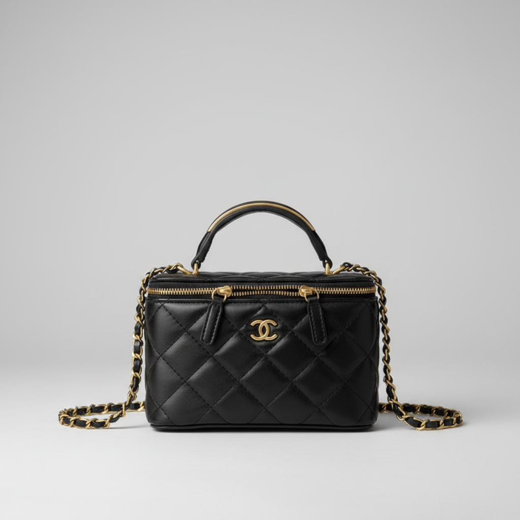 VIP Luxury Quilted Vanity Bag