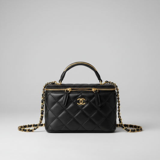 VIP Luxury Quilted Vanity Bag