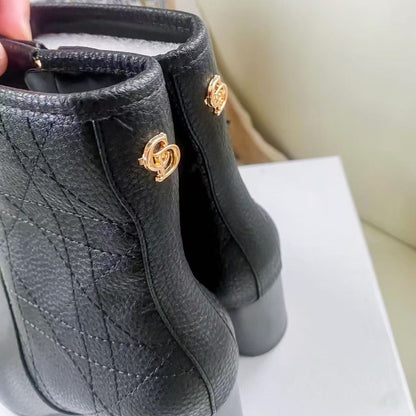 Cannage Quilted Boots