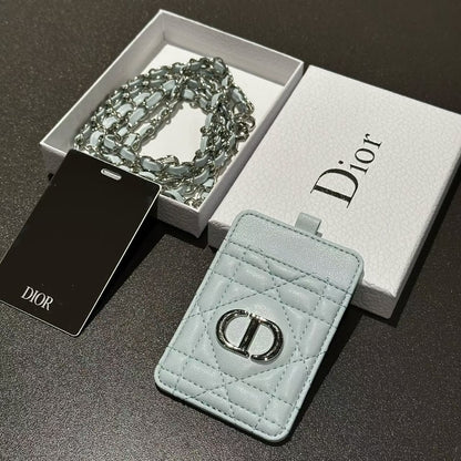 Dior Beauty Mirror Card Holder with Chain