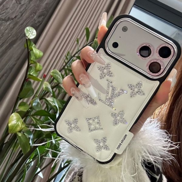 Luxe Crystal Monogram  iPhone Case