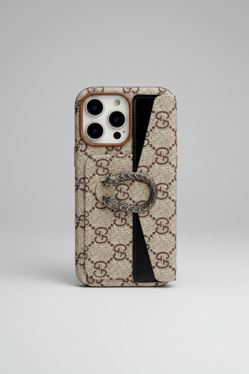 Luxury Horseshoe Card holder Phone Case