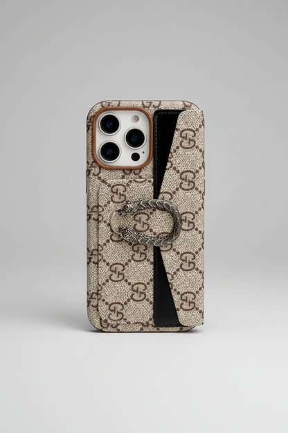 Luxury Horseshoe Card holder Phone Case