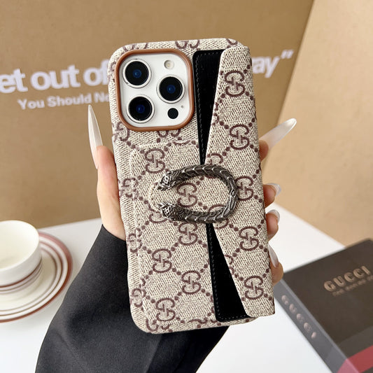 Luxury Horseshoe Card holder Phone Case