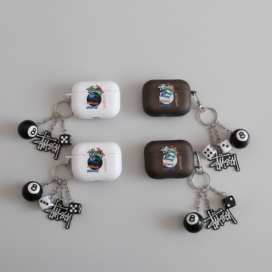 Multi Skateboard Logo Eightball AirPod Case