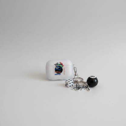 Multi Skateboard Logo Eightball AirPod Case