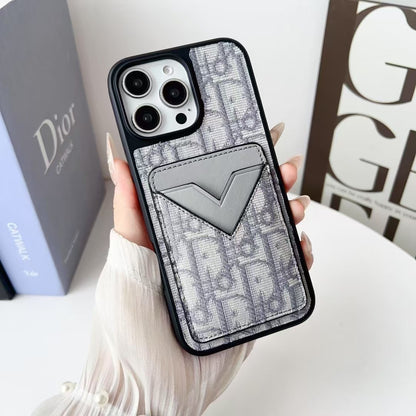 Luxe  Fabric iPhone Case with Card Holder