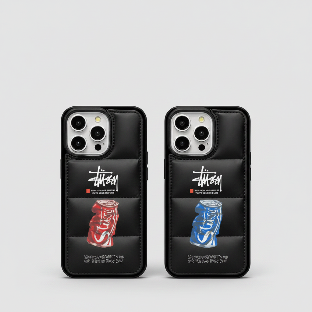 Streetwear Can Design iPhone Puffer Case