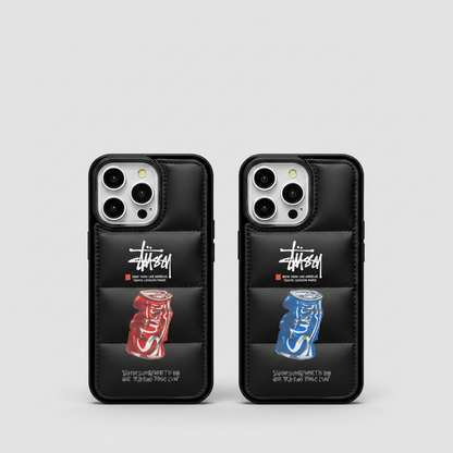 Streetwear Can Design iPhone Puffer Case