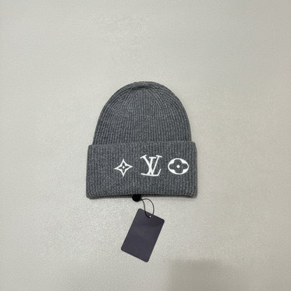 Monogram Wool Beanie Hat