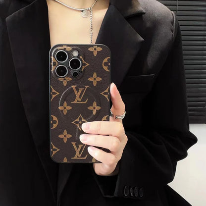LoVe Luxe MagSafe iPhone Case - Black or Brown