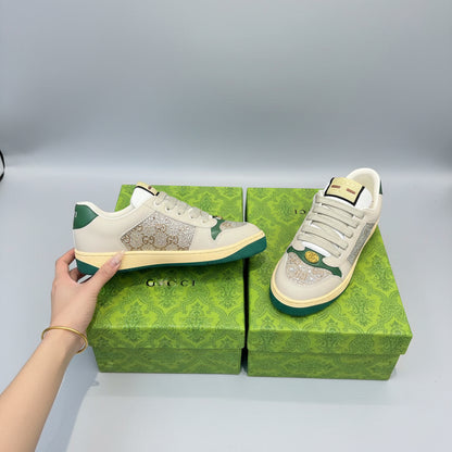 Screener Sneaker with Crystals - Tan