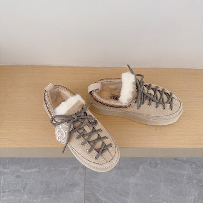 Heritage Lace Up Platform Slipper