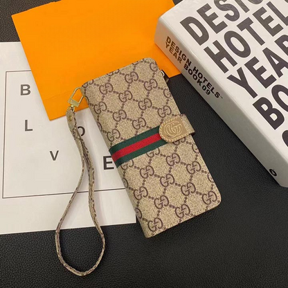 Luxury Designer Wallet Phone Case – Zip Pouch + Card Holder