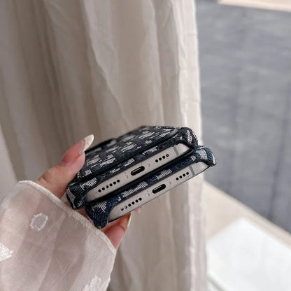 Chic Pattern Card Holder iPhone Case - 3 Colors