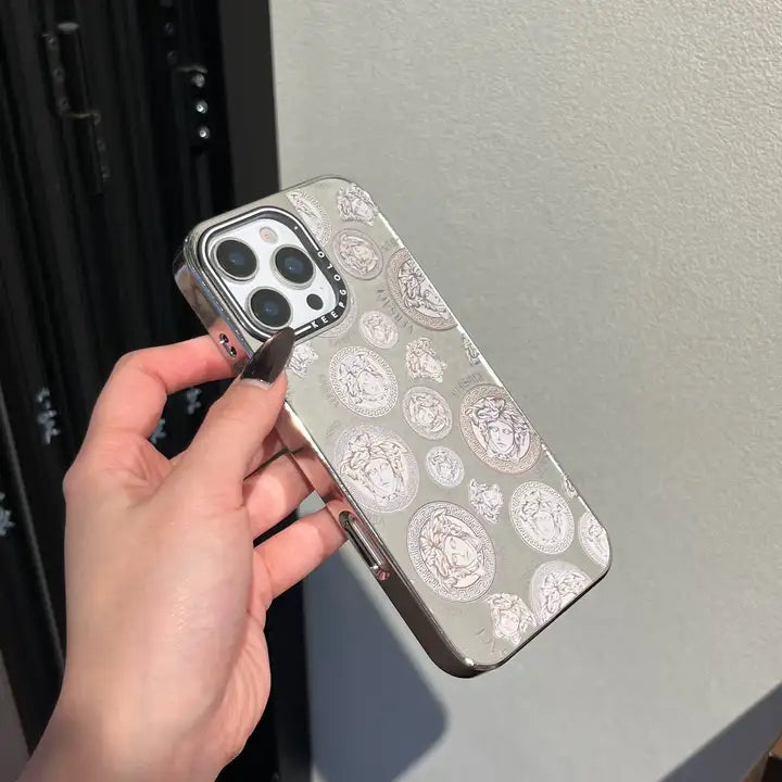 Medusa Mirror Plated iPhone Case