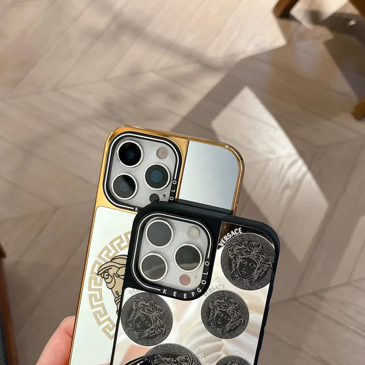 Medusa Mirror Plated iPhone Case