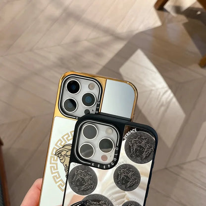 Medusa Mirror Plated iPhone Case