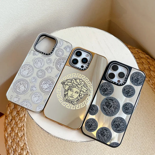 Medusa Mirror Plated iPhone Case