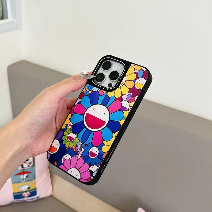 Mirror Bloom Sunflower MagSafe iPhone Case