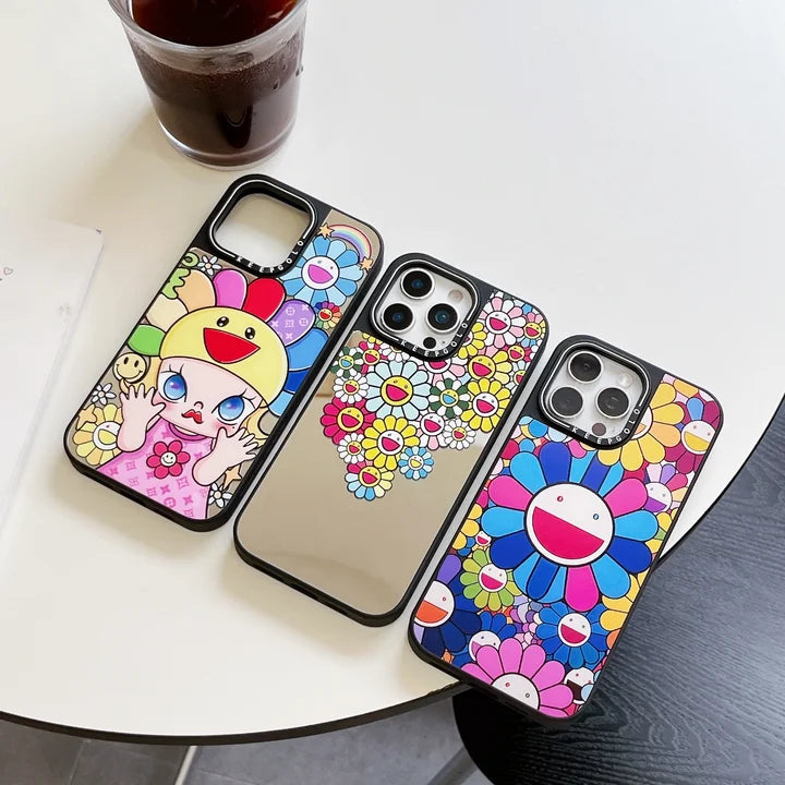 Mirror Bloom Sunflower MagSafe iPhone Case
