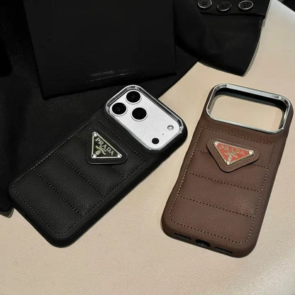 Quilted Triangle Plaque Case – iPhone 12–17