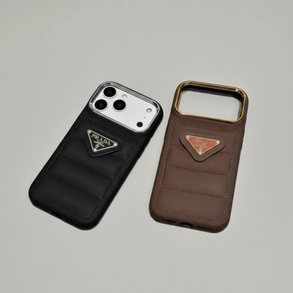 Quilted Milano Plaque Case – iPhone 13–17