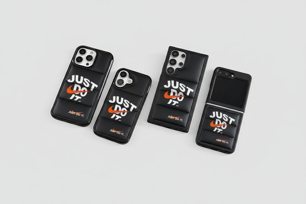 Sneakerhead Swoosh Puffer Case - iPhone/Samsung