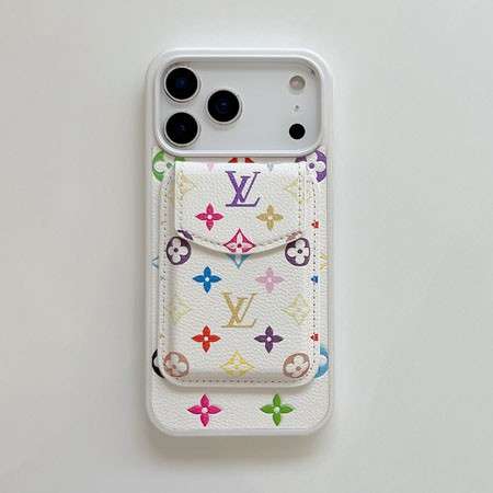 Pastel Monogram MagSafe iPhone Case with Detachable Wallet