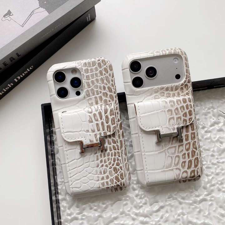 Crocodile Print Faux Leather Phone Case for Samsung & iPhone